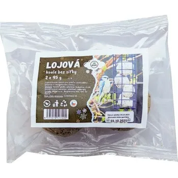 Krmivo pro ptáka Lojová koule 2 x 95 g, bez síťky