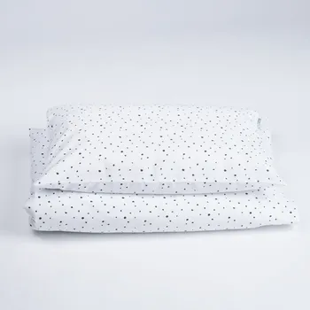 Povlečení Tulimese Povlečení černobílé tečky ROZMĚRY POVLAKU NA PEŘINU: ŽÁDNÝ POVLAK NA PEŘINU, ROZMĚRY POVLAKU NA POLŠTÁŘ: POVLAK NA POLŠTÁŘ 60X40 CM