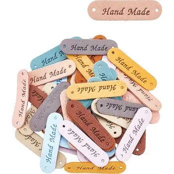 Nášivka Nášivka, HANDMADE, ovál, SVĚTLE RŮŽOVÁ, 1 kus