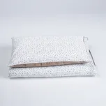 Tulimese Povlečení krátké čárky hnědá ROZMĚRY POVLAKU NA PEŘINU: POVLAK NA PEŘINU 90X130 CM, ROZMĚRY POVLAKU NA POLŠTÁŘ: POVLAK NA POLŠTÁŘ 55X35 CM