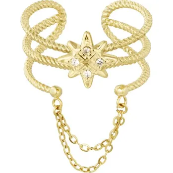 Prsten ANGEL STAR nastavitelný prsten z pozlacené oceli