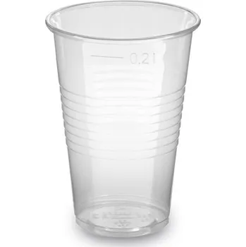 Jednorázové nádobí Wimex Plastový kelímek PP čirý, objem 200 ml, balení 100ks