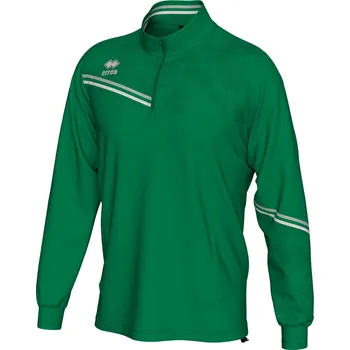 ERREA´ ERREA ELIAS Tréninková mikina BARVA: zelená - šedá - bílá, Velikost: YXS Technická tréninková mikina s polovičním zipem a otvory na palce