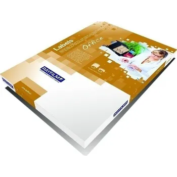 Samolepící etiketa Best Print Rayfilm R0122.0915A červené samolepící etikety 105x57 mm A4, 100 listů