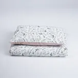 Tulimese Povlečení jemné růžičky starorůžová ROZMĚRY POVLAKU NA PEŘINU: POVLAK NA PEŘINU 110X125 CM, ROZMĚRY POVLAKU NA POLŠTÁŘ: POVLAK NA POLŠTÁŘ 55X35 CM