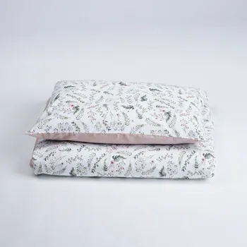 Povlečení Tulimese Povlečení jemné růžičky starorůžová ROZMĚRY POVLAKU NA PEŘINU: POVLAK NA PEŘINU 110X125 CM, ROZMĚRY POVLAKU NA POLŠTÁŘ: POVLAK NA POLŠTÁŘ 55X35 CM