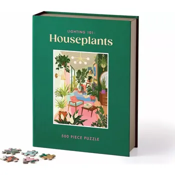 Puzzle Galison Puzzle - Pokojovky a jejich požadavky na světlo 500 dílků