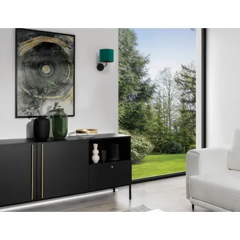 Nástěnné svítidlo Vespillo 18x26x24cm nástěnné svítidlo 1 zelený/zlatý