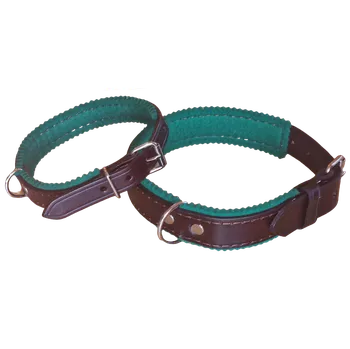 Obojek pro psa Zubíček Klasický kožený obojek Délka: 45 cm (šíře 18 mm), Možnost: nepodšitý