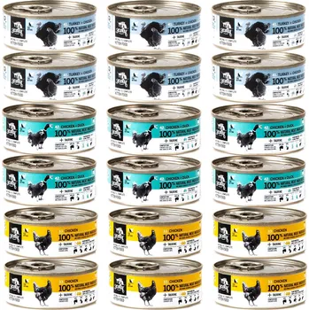 Krmivo pro kočku 3COTY pro koťata MIX příchutí – mokré krmivo pro kočky – 18x80g