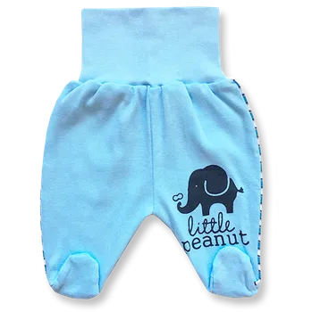 BABY´S WEAR Polodupačky pre bábätká - Sloník, modré Velikost: 56 (0-2m)
