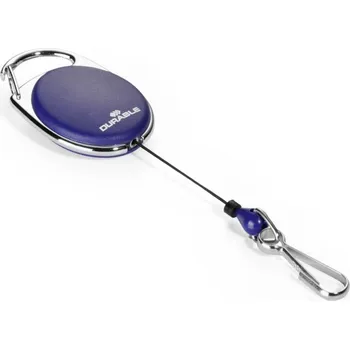 DURABLE 8327 – modrý rolosystém STYLE s karabinou (skipas / ID)