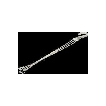 Závěs na květináč Nicoli bílý 48 cm