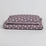 Tulimese Povlečení fialová srdce ROZMĚRY POVLAKU NA PEŘINU: POVLAK NA PEŘINU 100X135 CM, ROZMĚRY POVLAKU NA POLŠTÁŘ: POVLAK NA POLŠTÁŘ 60X40 CM