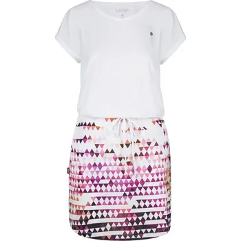 Dámské šaty Loap Anasata Dámské šaty CLW2172 Bílá XS