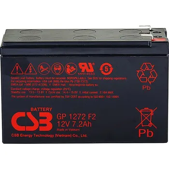 Záložní baterie CSB GP1272 F2 12V 7,2Ah SYBT4