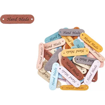 Nášivka Nášivka, HANDMADE, ovál, HNĚDÁ, 1 kus