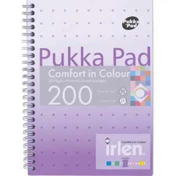 Blok Pukka Pad Spirálový Blok Pukka Irlen Pad A5, Colour, linka, 200 stran, Lavender