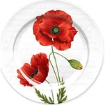 Goba Dekorační talíř Vlčí mák 33 cm 1 ks
