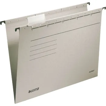 Závěsné desky Leitz ALPHA® typu "V", šedá