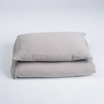 Povlečení Tulimese Povlečení mušelínové béžové ROZMĚRY POVLAKU NA PEŘINU: ŽÁDNÝ POVLAK NA PEŘINU, ROZMĚRY POVLAKU NA POLŠTÁŘ: POVLAK NA POLŠTÁŘ 60X40 CM