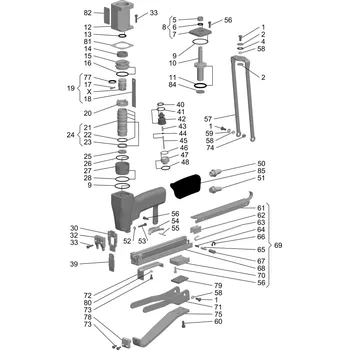 Sponkovačka Návod a kusovník ND na sešívací kleště JOSEF KIHLBERG JK20V779L