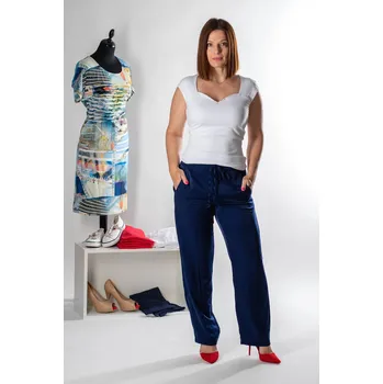 FAVAB Dámský top v bílé barvě s křišťály NOAMI Velikost výrobku: L