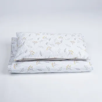 Povlečení Tulimese Povlečení křehké rostlinky cappuccino ROZMĚRY POVLAKU NA PEŘINU: ŽÁDNÝ POVLAK NA PEŘINU, ROZMĚRY POVLAKU NA POLŠTÁŘ: POVLAK NA POLŠTÁŘ 55X35 CM