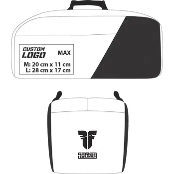 Sportovní taška Sportovní taška Fighter - vlastní potisk M / bílá