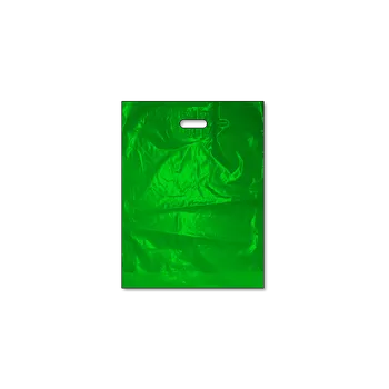 ABRAHÁM Igelitová PE taška s průhmatem zelená