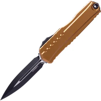 kapesní nůž Microtech CYPHER II D/E ČERNÝ STANDARD TAN 1242-1TA