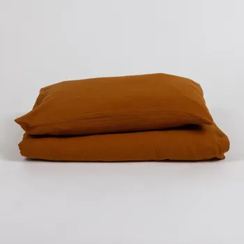 Povlečení Tulimese Povlečení mušelínové skořicové ROZMĚRY POVLAKU NA PEŘINU: POVLAK NA PEŘINU 110X125 CM, ROZMĚRY POVLAKU NA POLŠTÁŘ: ŽÁDNÝ POVLAK NA POLŠTÁŘ