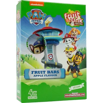 Sušená potravina Fruitfunk Fruitbar Tlapková patrola 4x20g