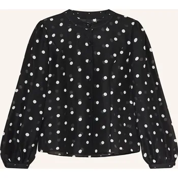 Dámská halenka Marc Cain Dámská Halenka Se Lnem A Hedvábím, 910 black and...