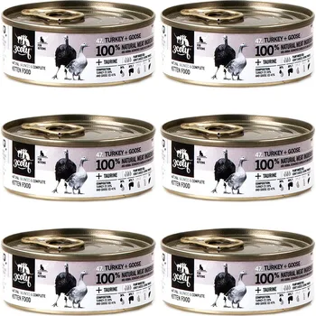 Krmivo pro kočku 3COTY Turkey with goose For kittens - mokré krmivo pro kočky - 6x80g
