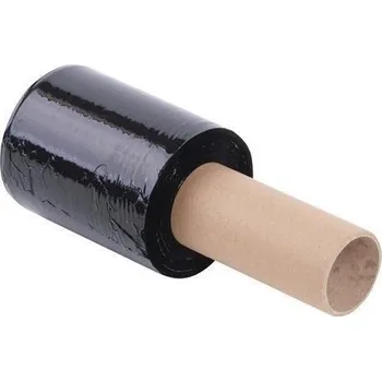 Obalový materiál Antalis Ruční fixační stretch fólie černá s rukojetí, návin 150 m