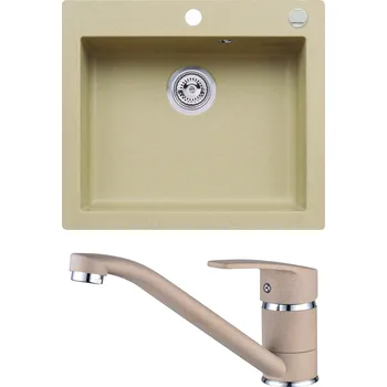 Set Alveus (dřez Cortina 160 Beige 55 + baterie Nina Beige 55) SETA25352