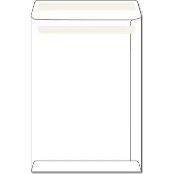 Obálka Harmanec-Kuvert Poštovní taška obálka B4 samolepící přehybová, ofset bílý, 250 ks