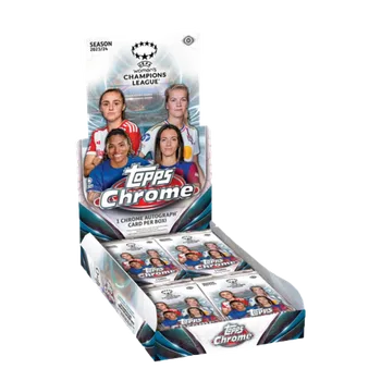 Karetní hra 2023/24 Topps Chrome UEFA Women's Champions League Hobby Box