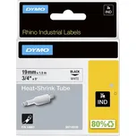 Dymo štítky 18057 smršťovací bužírka 19 mm x 1,5 m typ RHINO, černá na bílé, S0718330