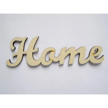 Dřevěný výřez nápis HOME č.3 vel.2