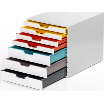 Durable 7627, úložný box na stůl VARICOLOR MIX, 7 zásuvek, vícebarevný