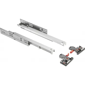 Nábytkové kování GTV sada plnovýsuvů pro spodní montáž 3D s tlumičem l-300 MODERN SLIDE, k desce 18 mm