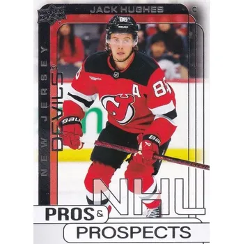 Sběratelská karetní hra insert karta JACK HUGHES 24-25 Extended Pros and Prospects číslo PP-6