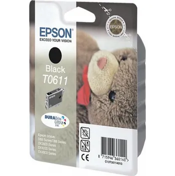 Inkoustová cartridge Epson T061140 black, černá
