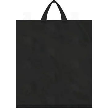 ABRAHÁM Igelitová PE taška s uchem černá 40x44 cm