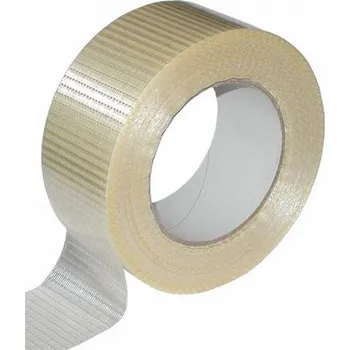 Q Lepící vyztužená páska - podélná a příčná výztuha, 50 mm x 50 m