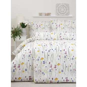 Povlečení Francouzské krepové povlečení Renforcé - Nicoletta bílá