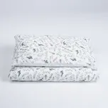 Tulimese Povlečení jemné růžičky bílá ROZMĚRY POVLAKU NA PEŘINU: POVLAK NA PEŘINU 90X130 CM, ROZMĚRY POVLAKU NA POLŠTÁŘ: POVLAK NA POLŠTÁŘ 60X40 CM