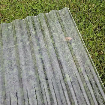 Stavební fólie Sklolaminátová vlnitá role Uniroll 76/18 čirá - UV 2m